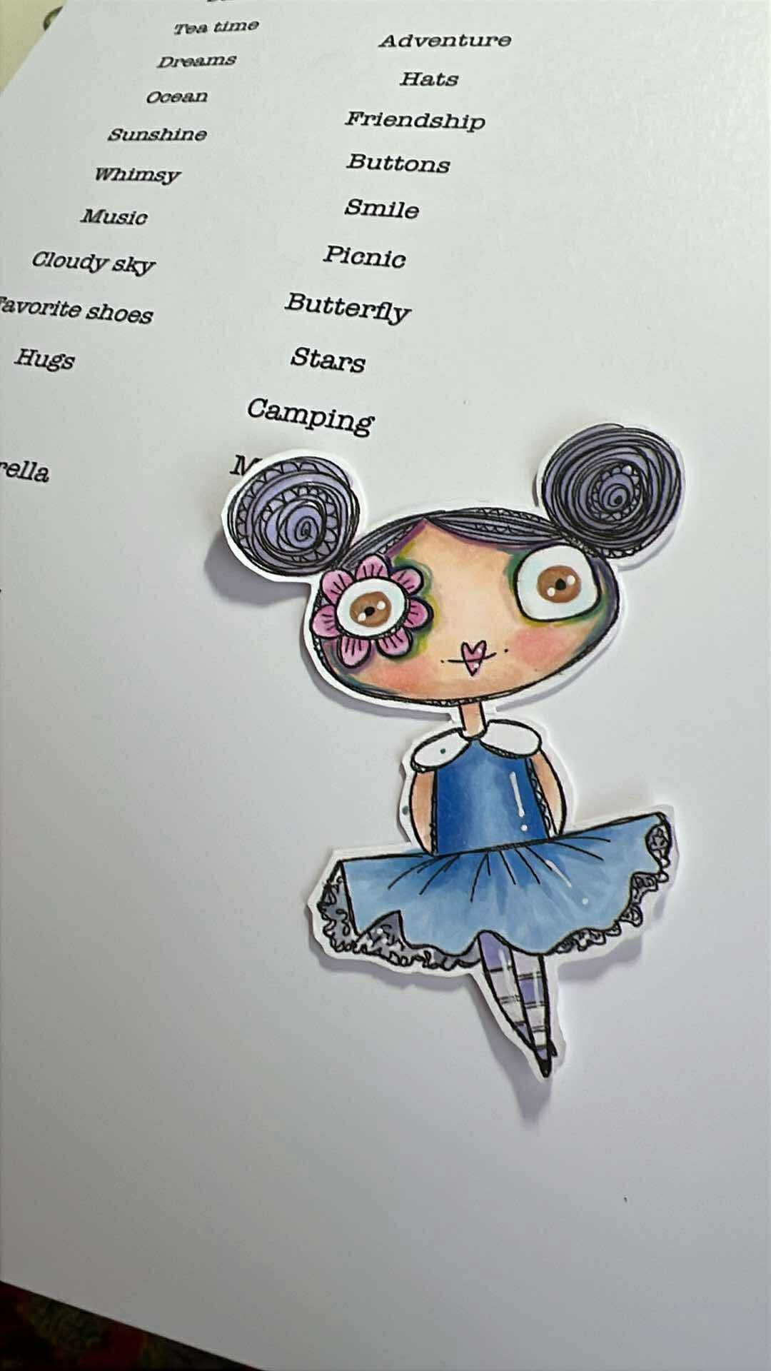 Hi Beautiful - 8 Digi stamps in jpg and png files with three beautiful backgrounds