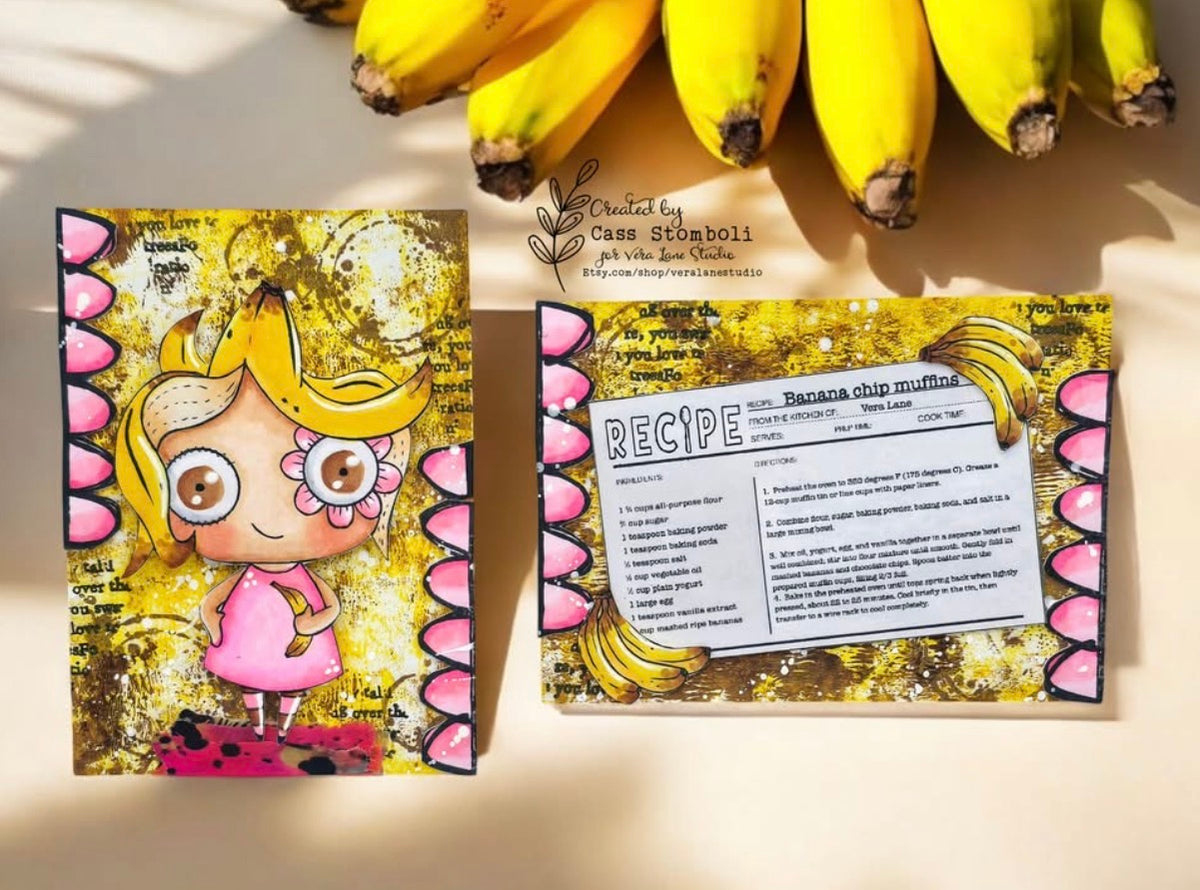 Bananas - 5 Digi stamps in jpg and png files
