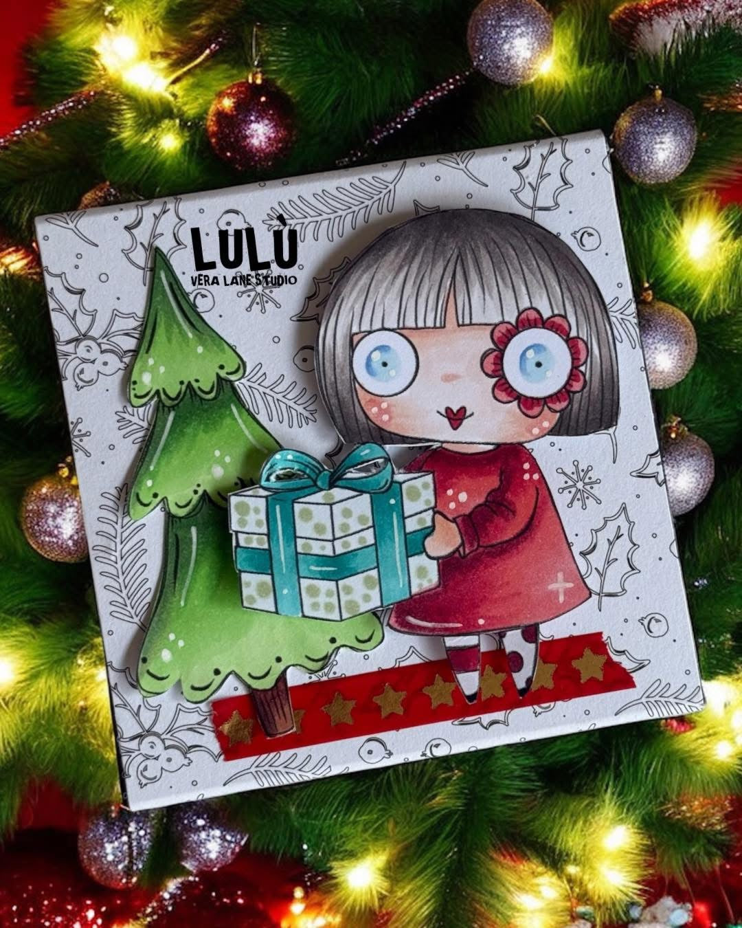 Emily Anne’s Gift - 6 Digi stamps in jpg and png files
