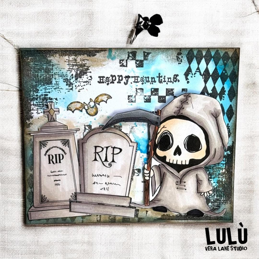 The Reaper- 5 Digi stamps in JPG and PNG files