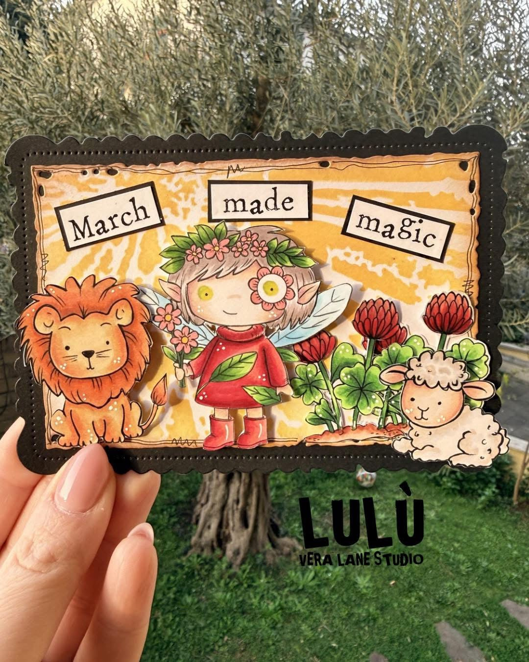 Primavera - 7 Digi stamps in jpg and png files