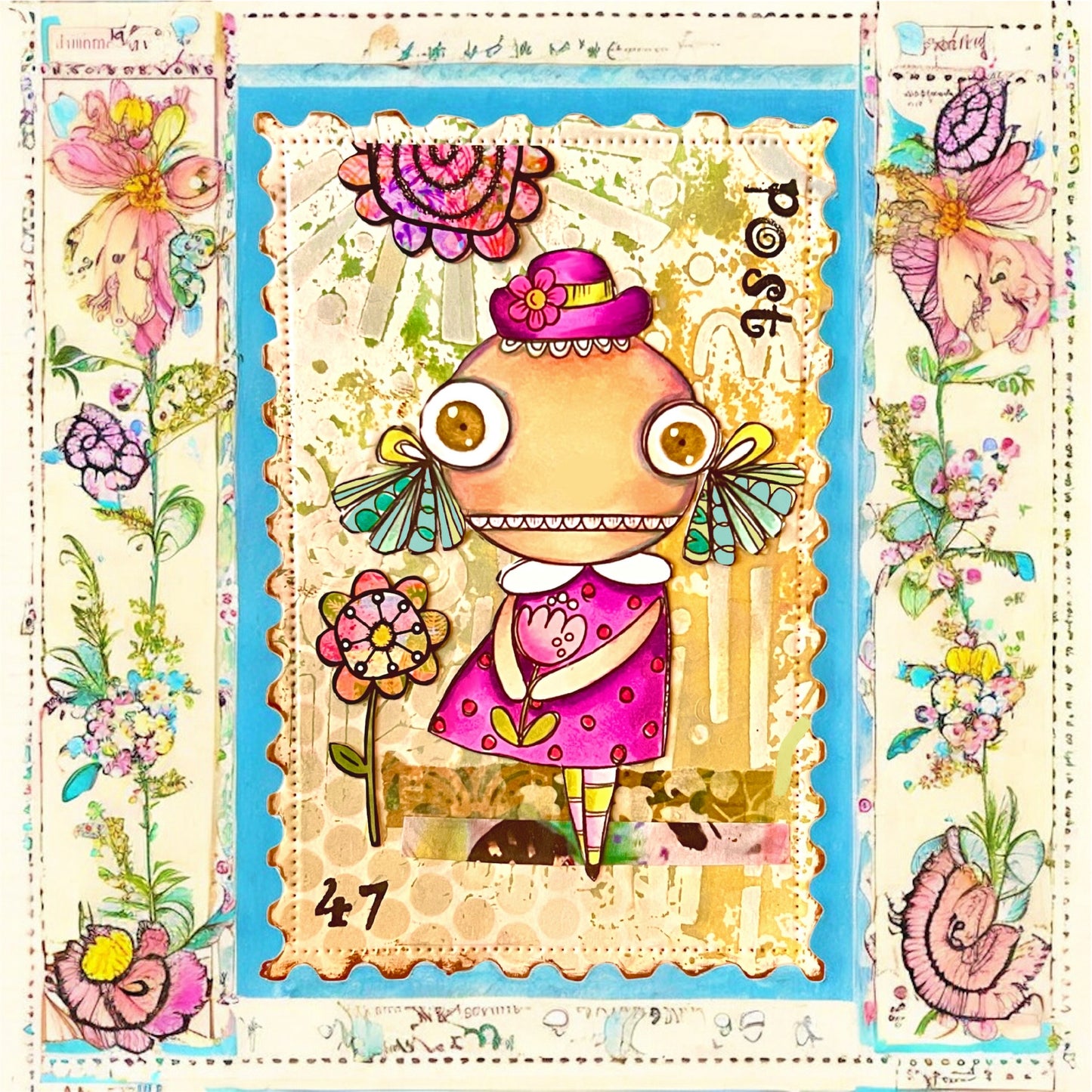 Raven and Pixie - 8 digi stamp set in jpg and png