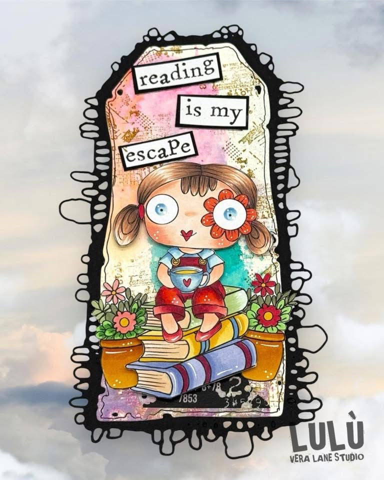 Chapter by Chapter Card Kit - 8 Digi stamps in jpg and png files color character included