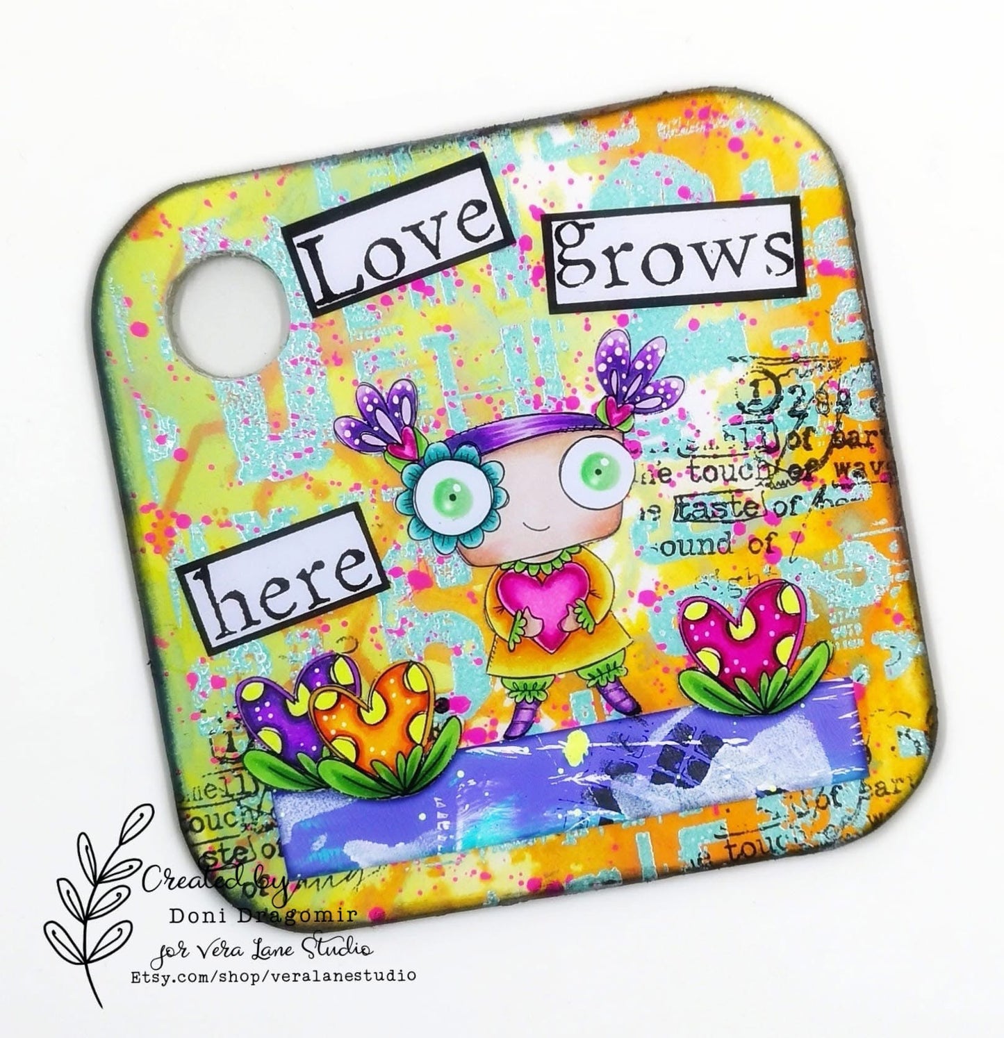 Love Grows - 6 Digi stamps in jpg and png files