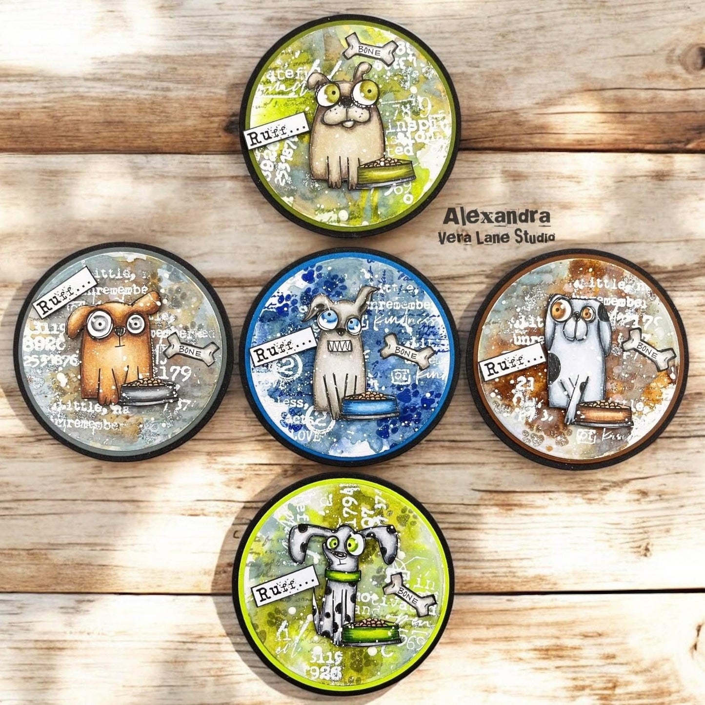 Dogs of Vera Lane Mega Bundle - 7 characters, 3 backgrounds files included jpg and png