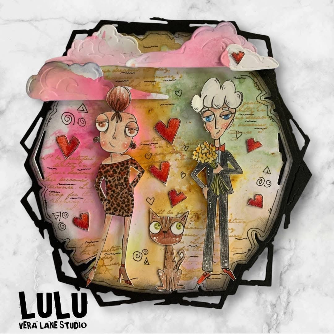 Bachelor No. 1 - 5 Digi stamp set in jpg and png files