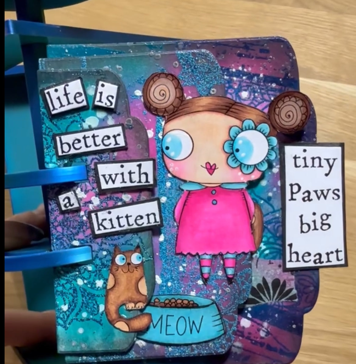 Kat and Kadee- 9 Digi stamps in jpg and png files