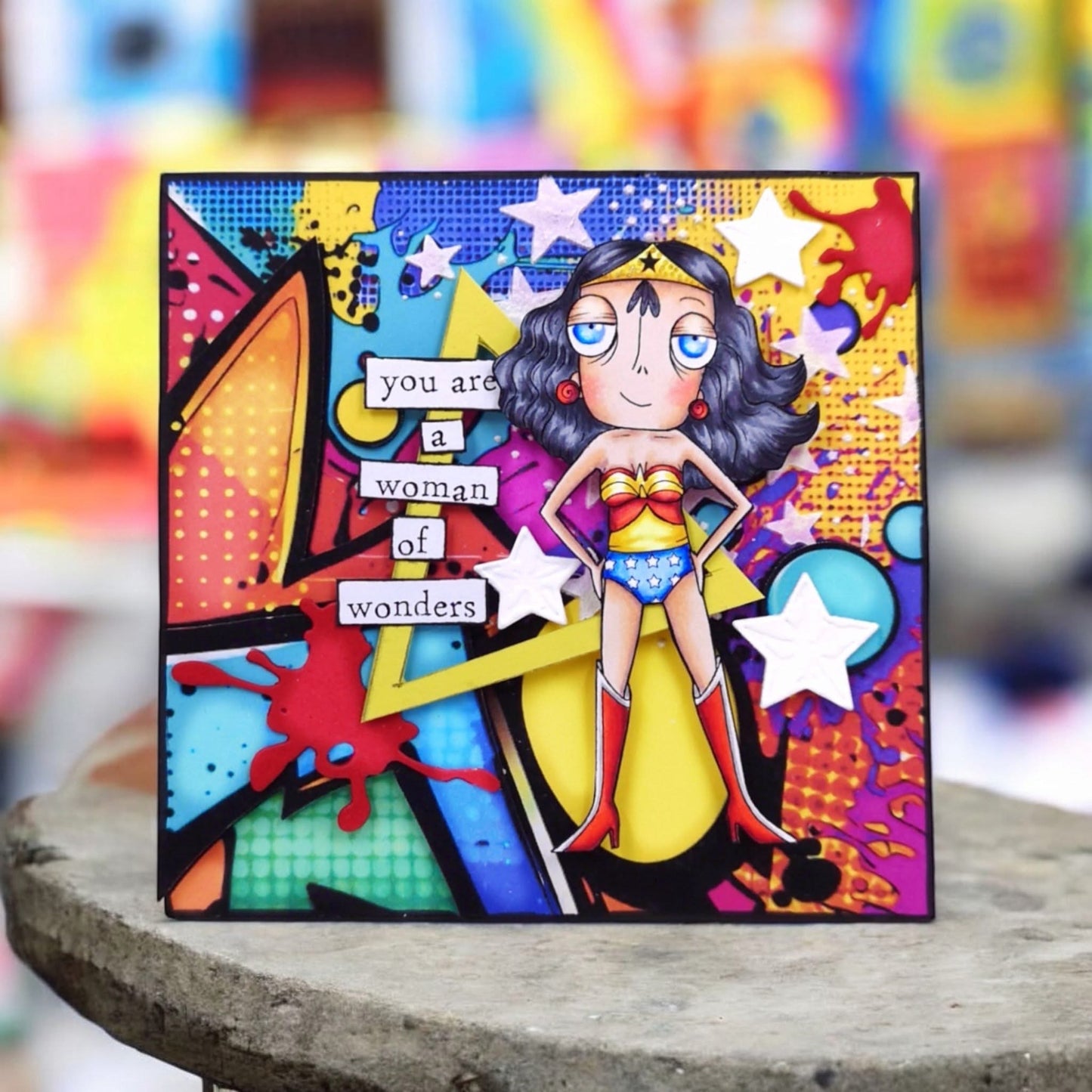 Wonder Dee - 4 Digi stamps in jpg and png files