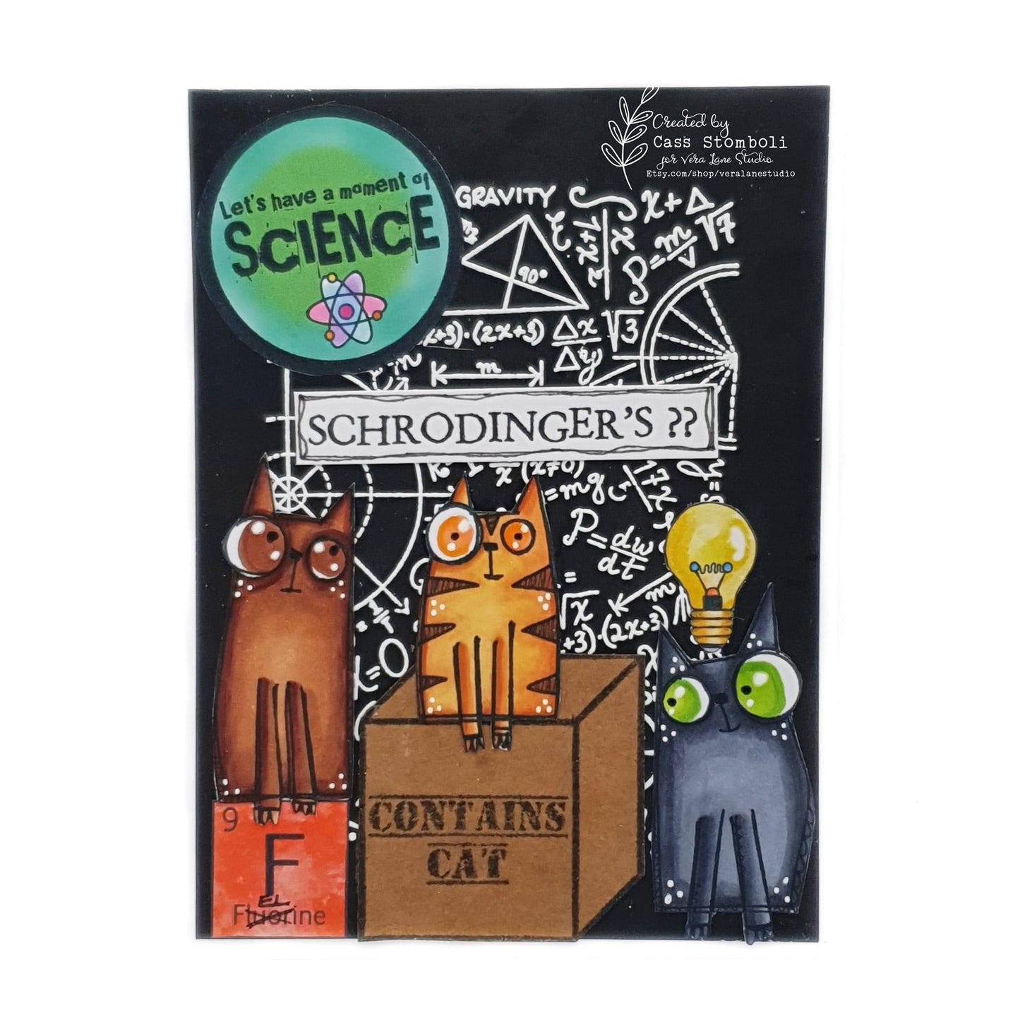 Meow - 8 Digi stamp bundle in jpg and png files