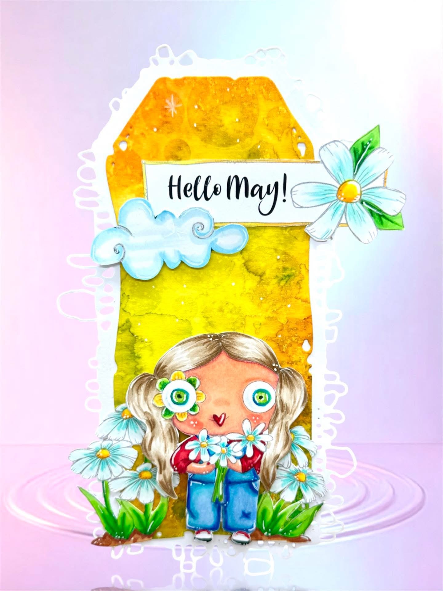 Hello May - 6 digi stamps