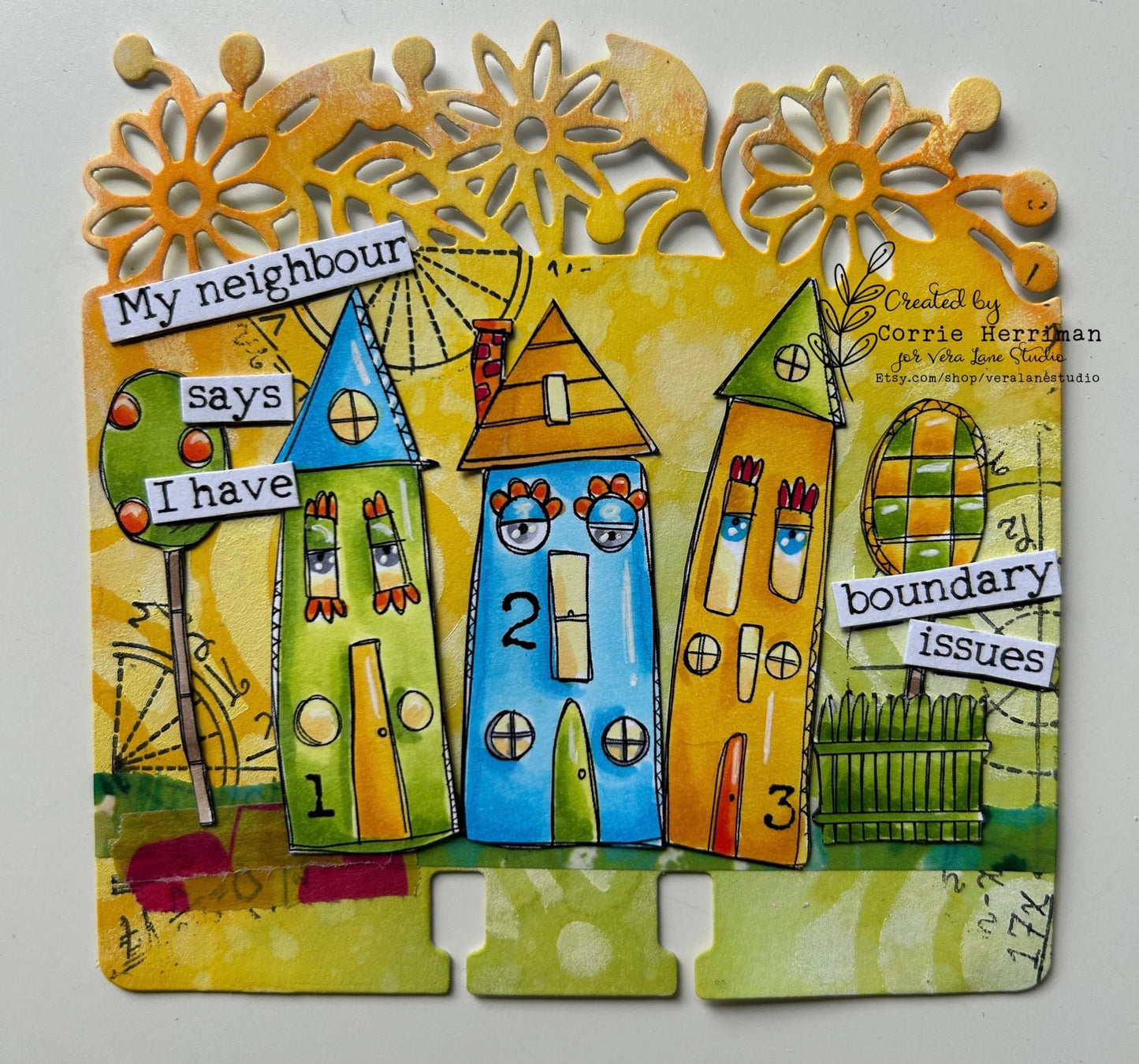 Happy Place - 9 Digi stamps in jpg and one files