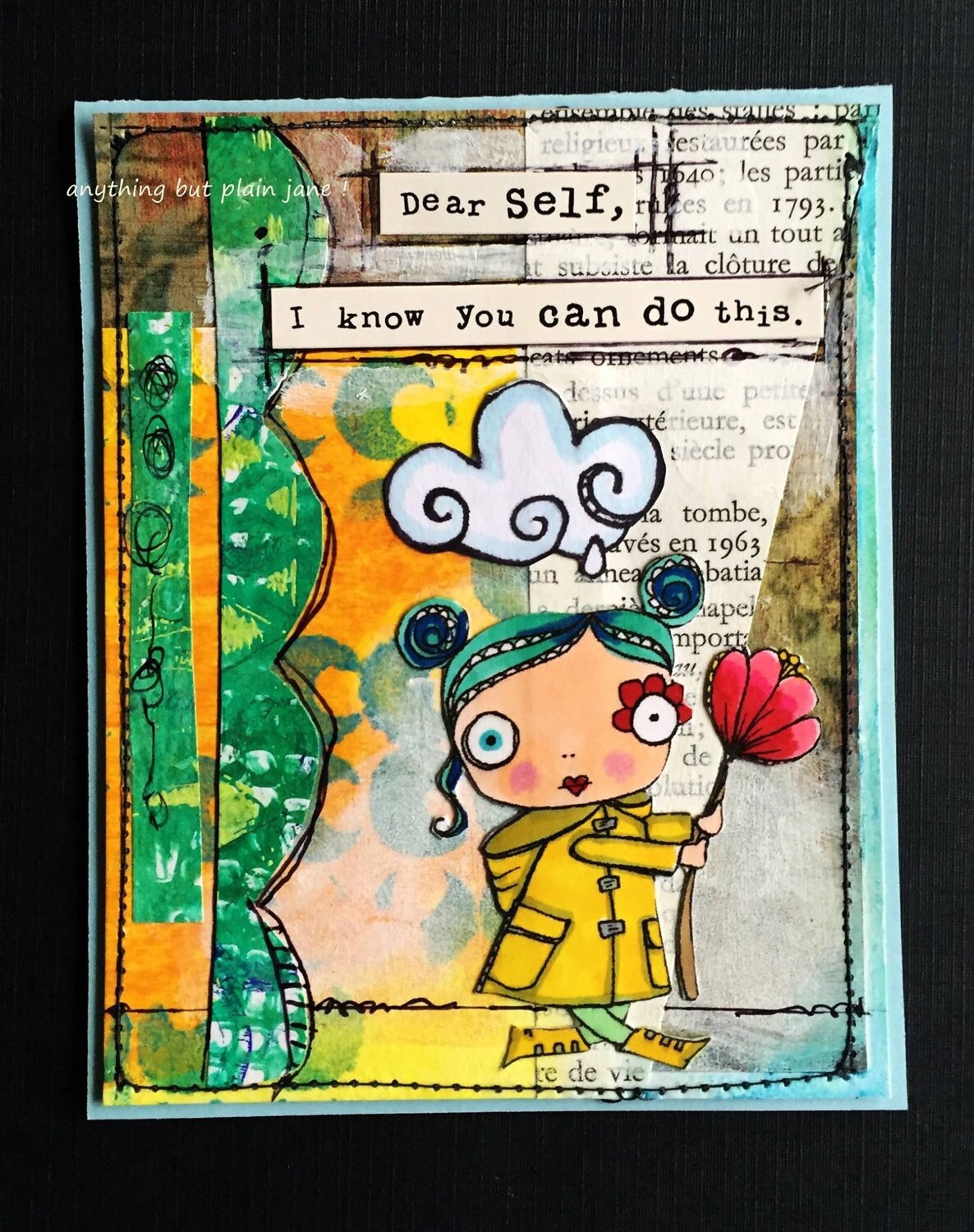 Hello April - 7 Digi stamps in jpg and png files