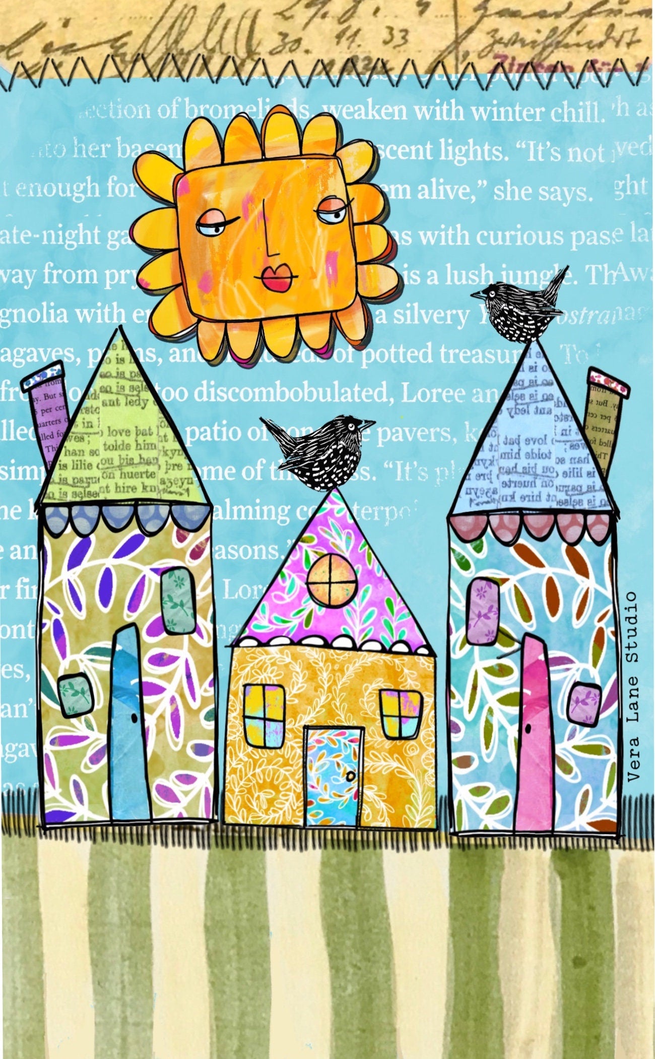 Sunshine Collage Sheet - 1 PDF file for instant download