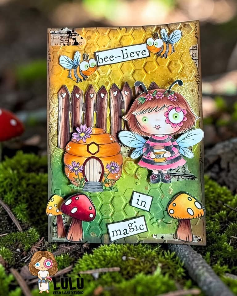 Bee Wee Fairy Digital Stamp and Scrap Kit | Fairy Chronicles