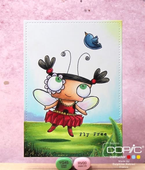 Ladybug - 5 Digi stamp bundle