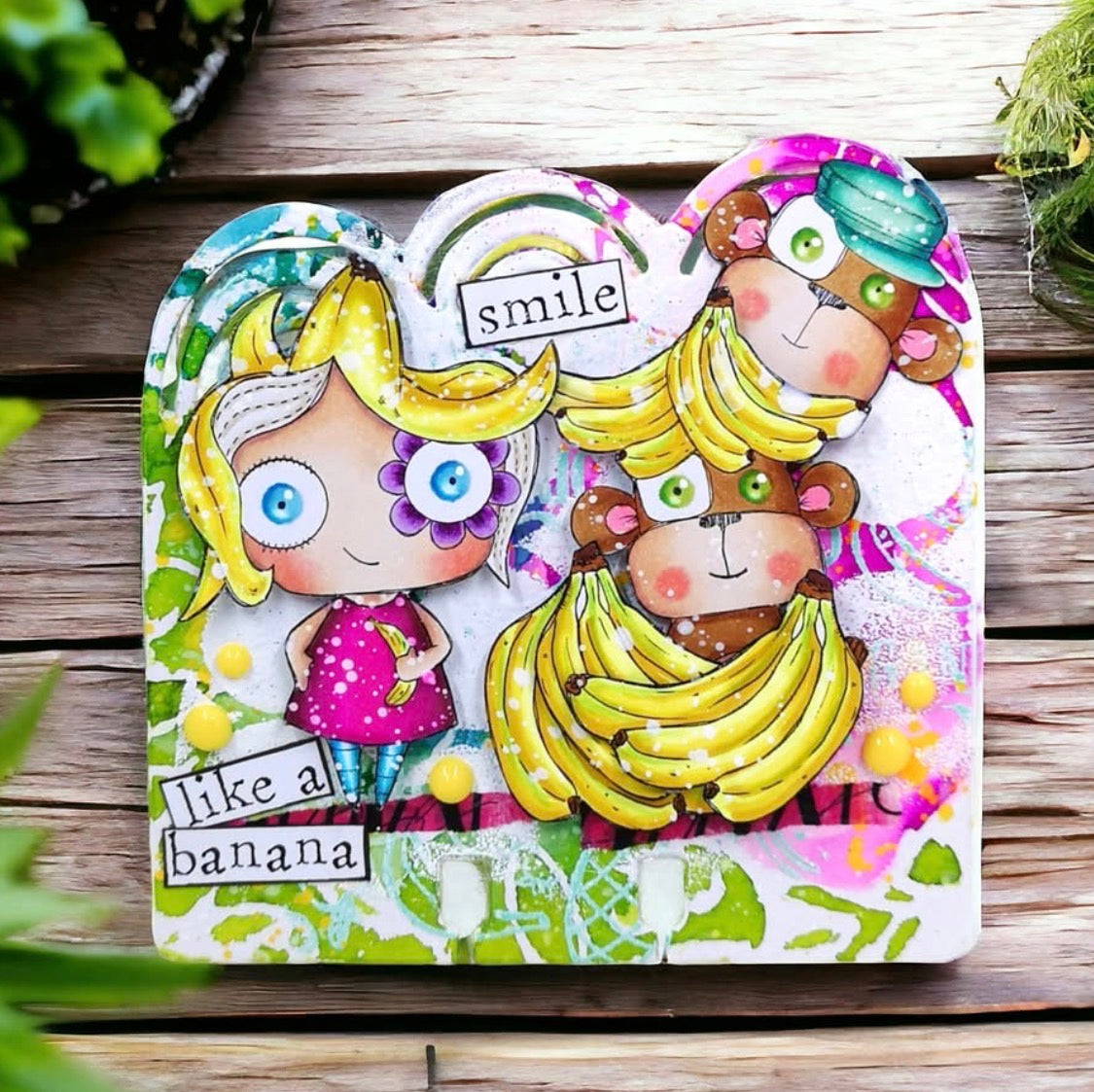 Bananas - 5 Digi stamps in jpg and png files