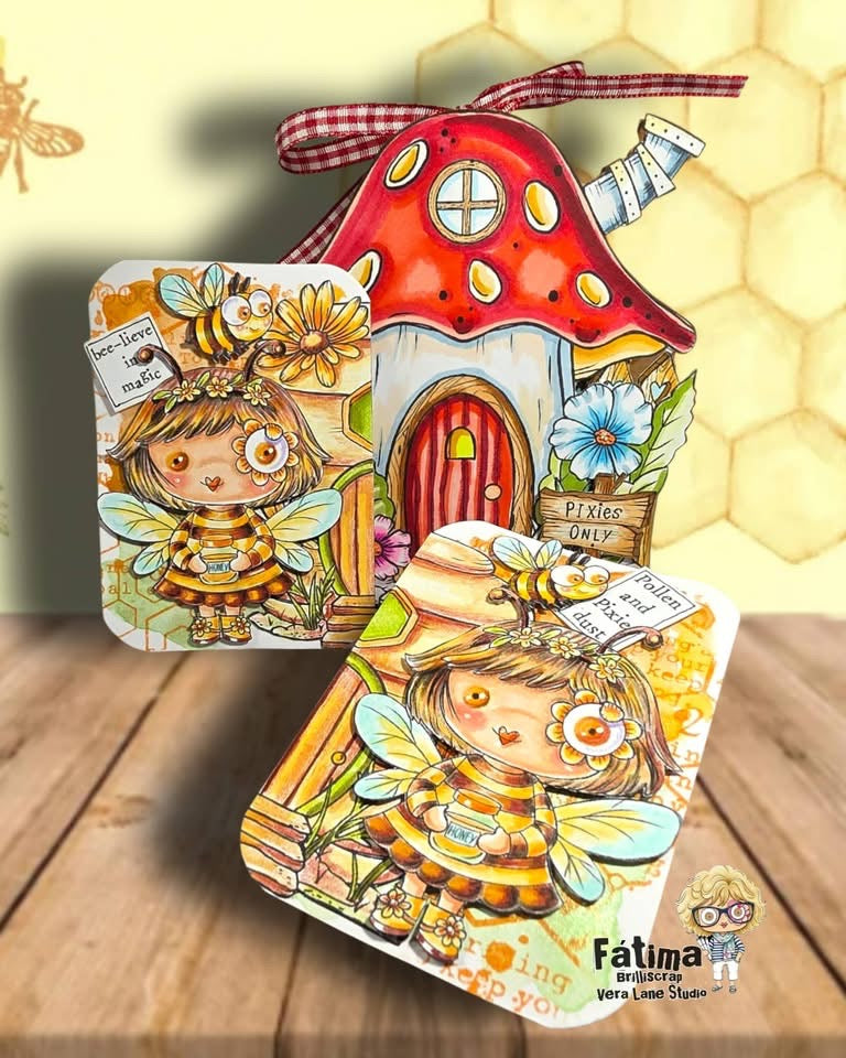 Bee Wee Fairy Digital Stamp and Scrap Kit | Fairy Chronicles