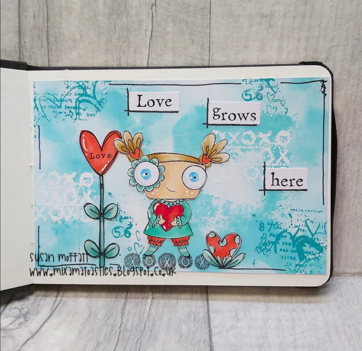 Love Grows - 6 Digi stamps in jpg and png files