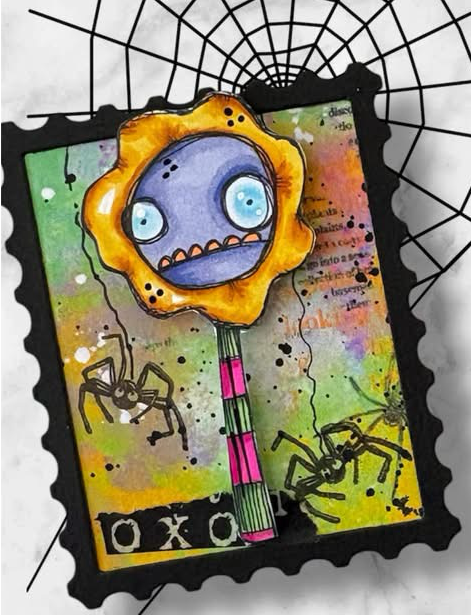 Flytrap - 5 Digi stamps in jpg and png files