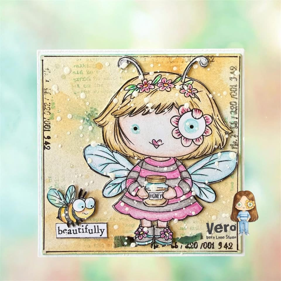 Bee Wee Fairy Digital Stamp and Scrap Kit | Fairy Chronicles