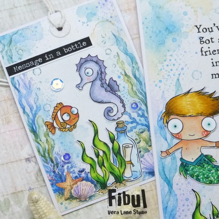Mermen- digital card and scrap Kit