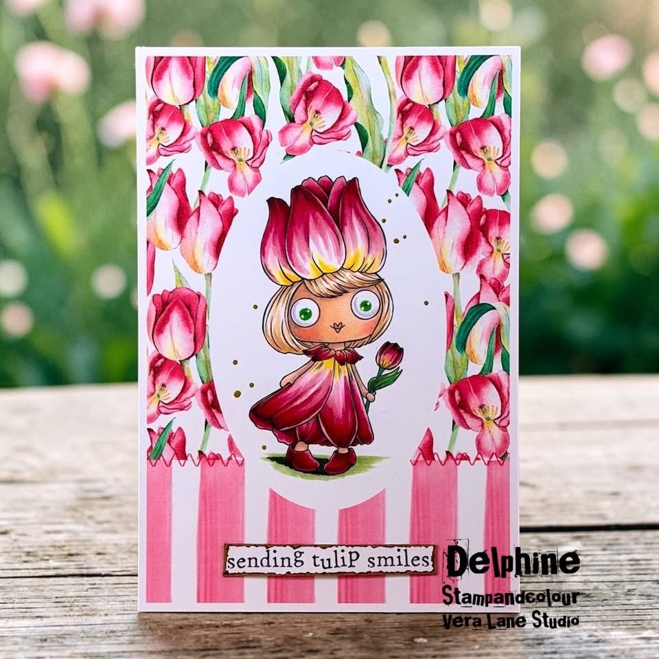 Tulip- Character digital card kit