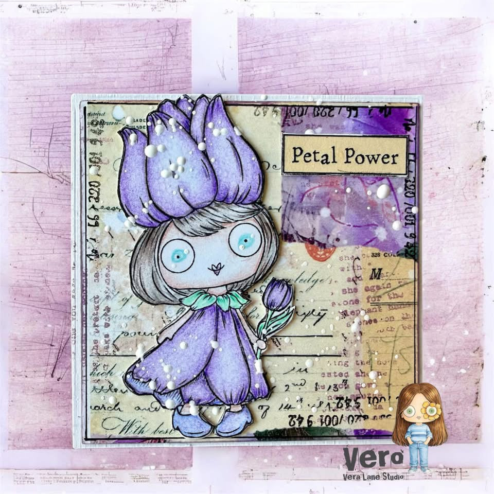 Tulip- Character digital card kit