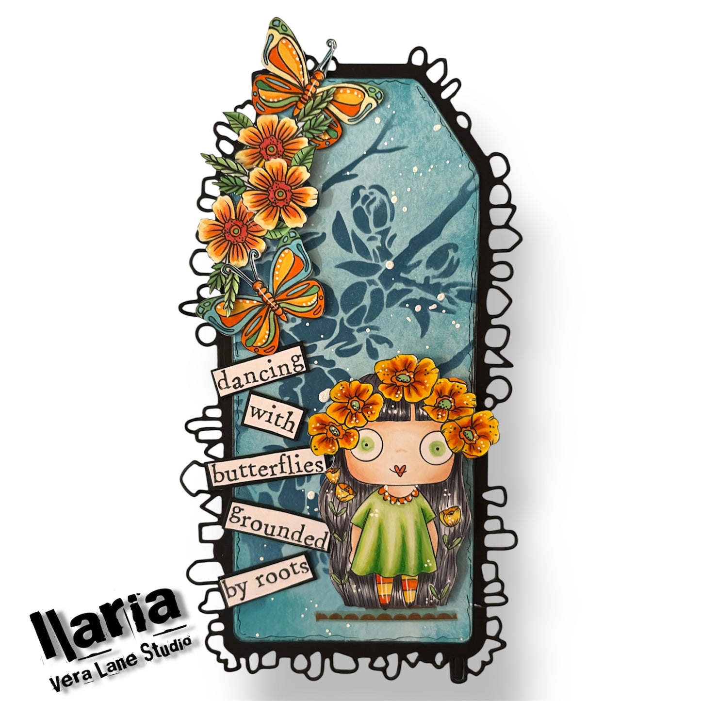 Garden in Her Heart - 6 Digi stamps in jpg and png files