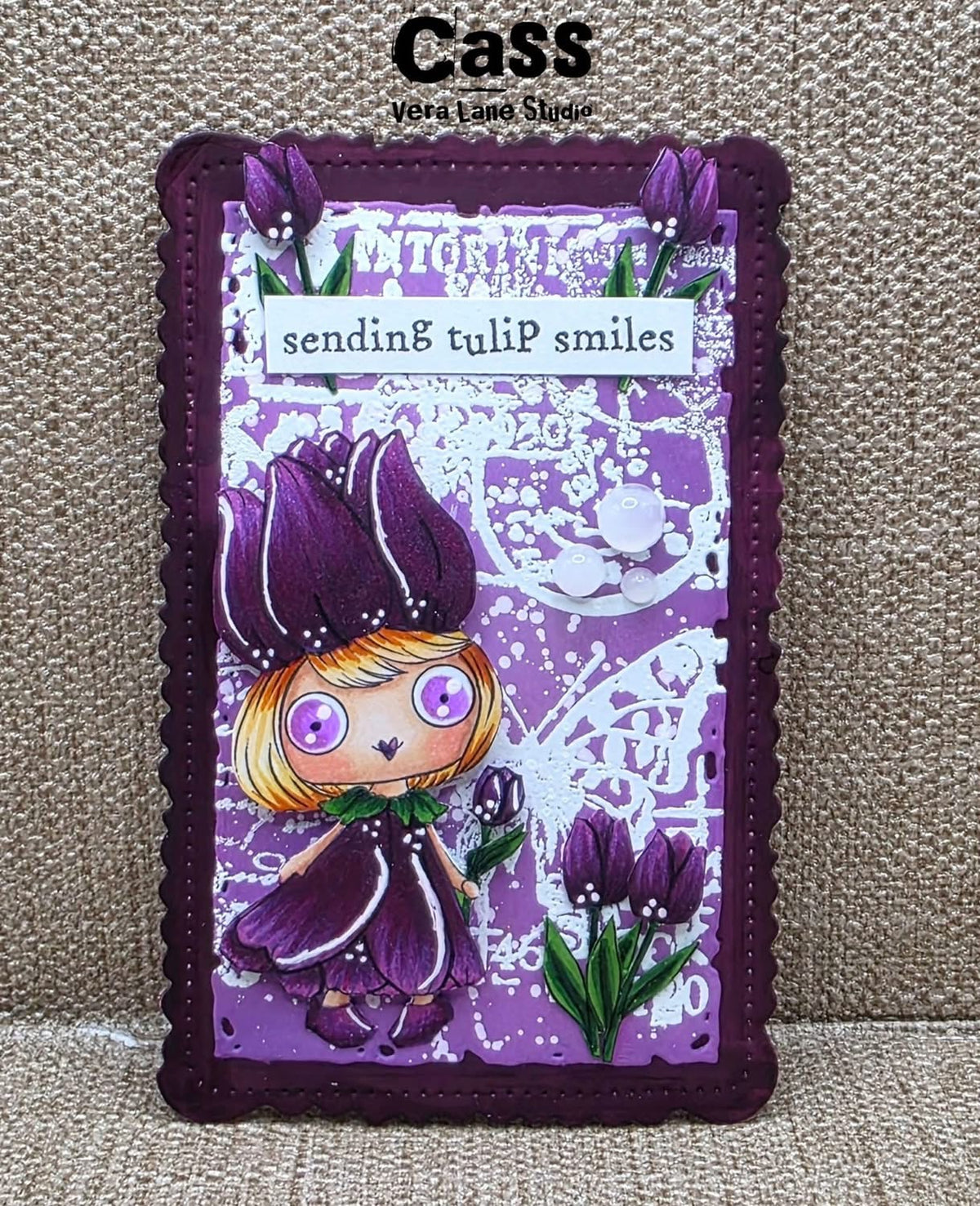 Tulip- Character digital card kit