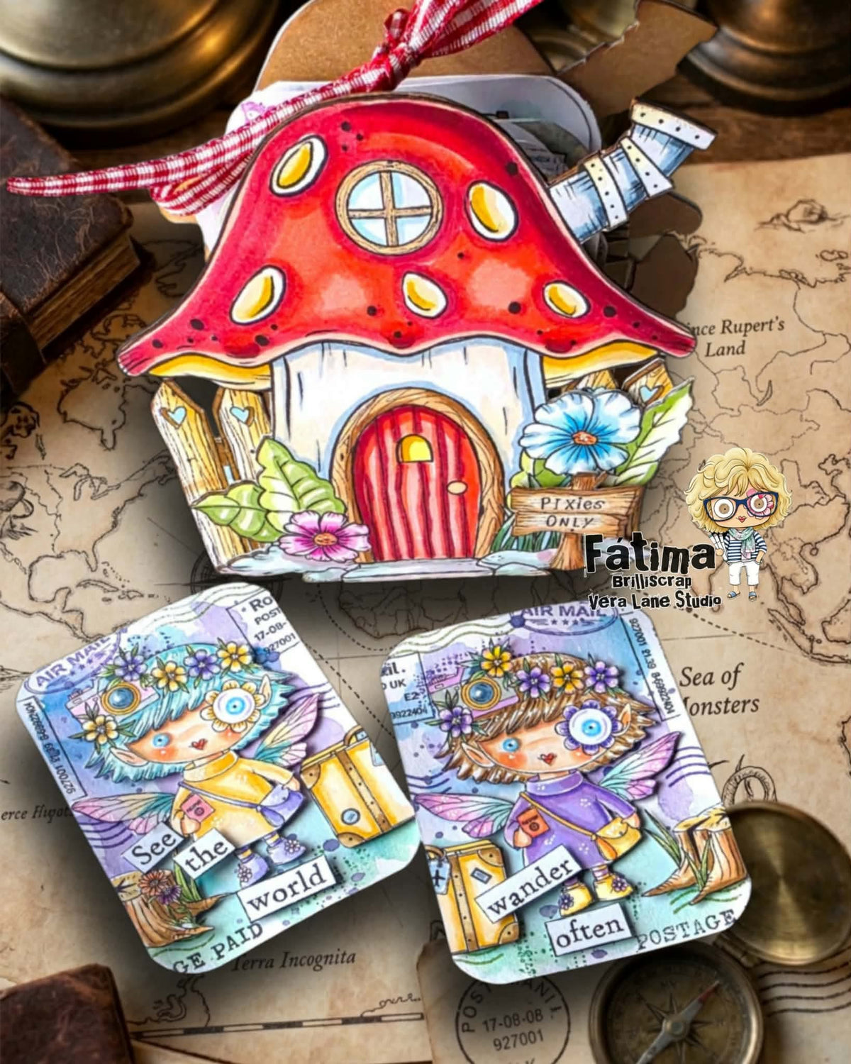 Willow Wander Fairy - digital stamp kit