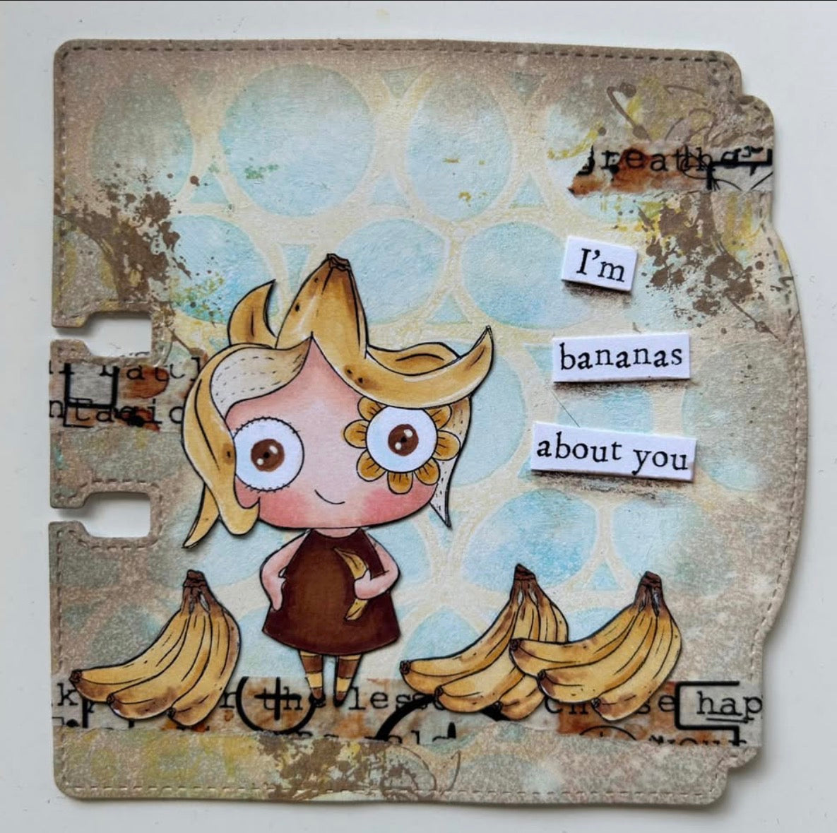 Bananas - 5 Digi stamps in jpg and png files