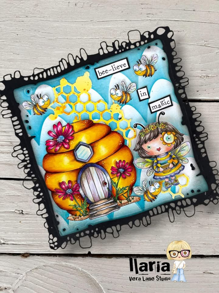Bee Wee Fairy Digital Stamp and Scrap Kit | Fairy Chronicles