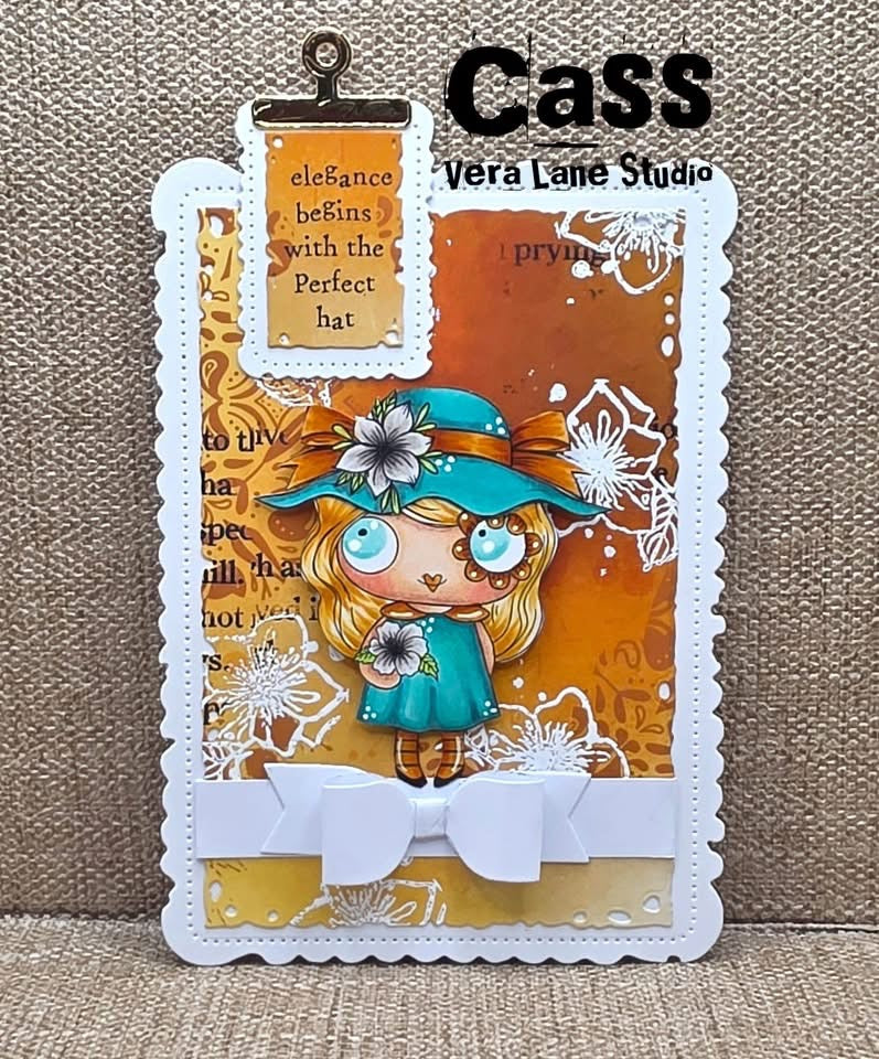 Scorpio Girl Zodiac Card and Scrap Kit