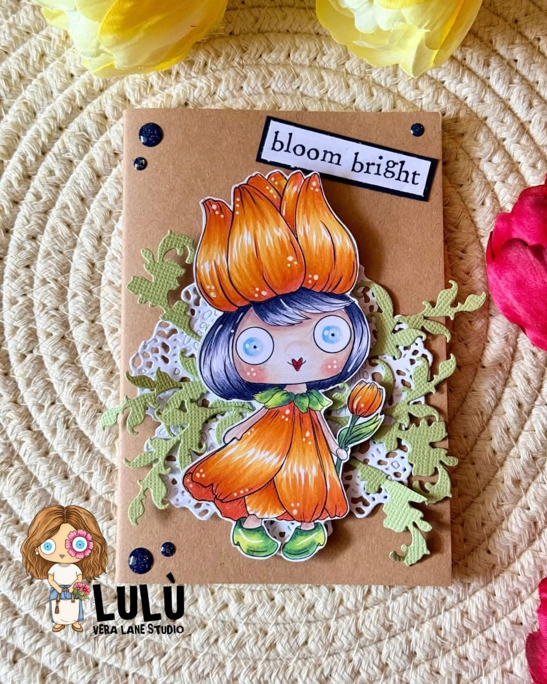 Tulip- Character digital card kit