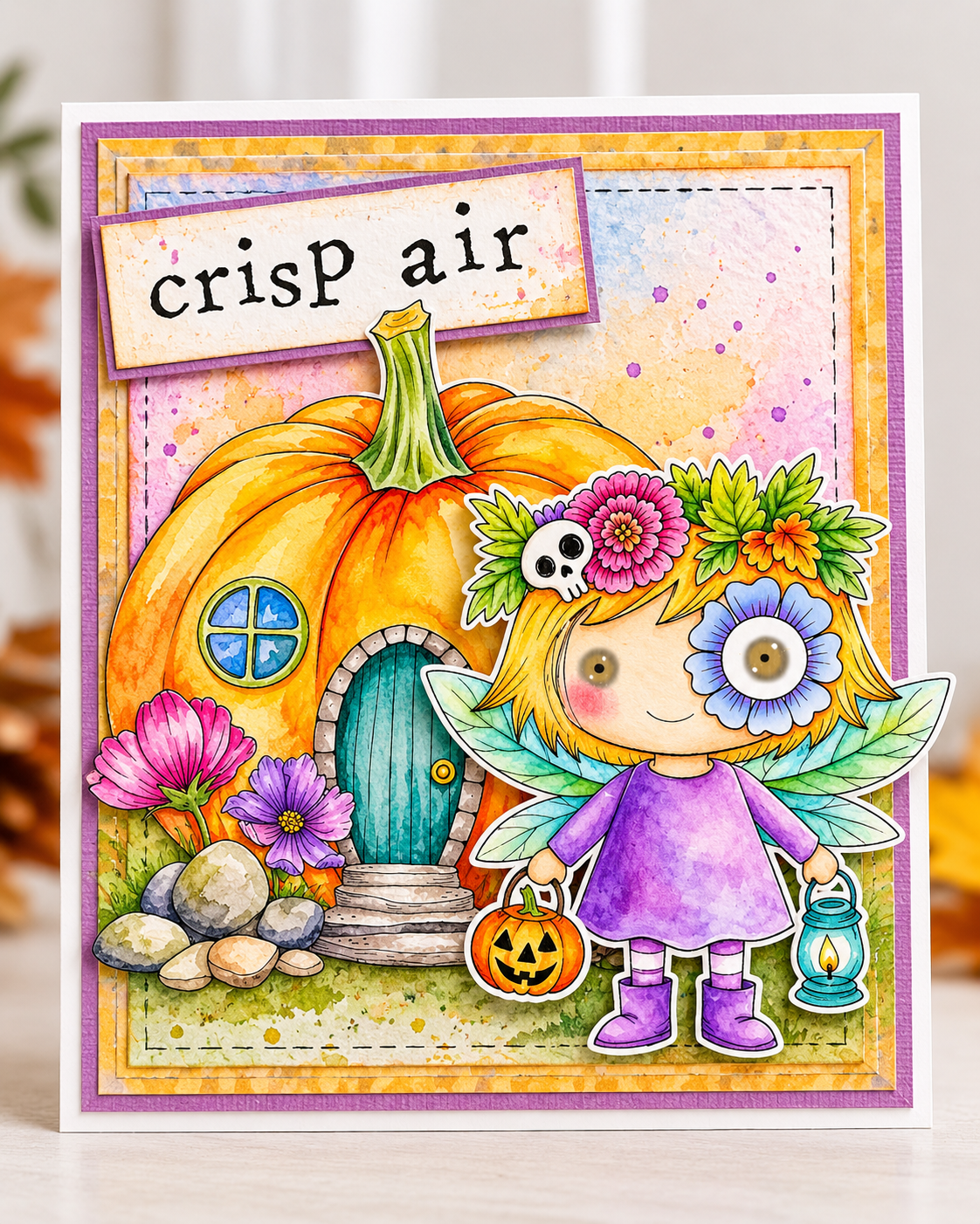 Pumpkinella | Fairy Chronicles Digital Stamp & Card Kit