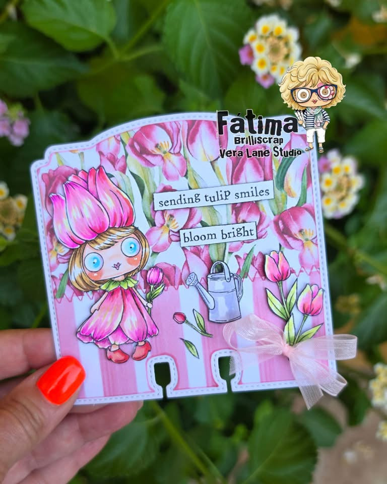 Tulip- Character digital card kit