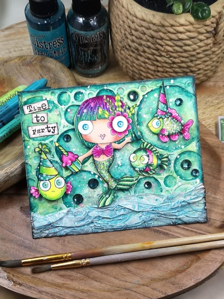 Emily Anne’s ocean dream bundle - 7 stamps, 12 colored digital papers