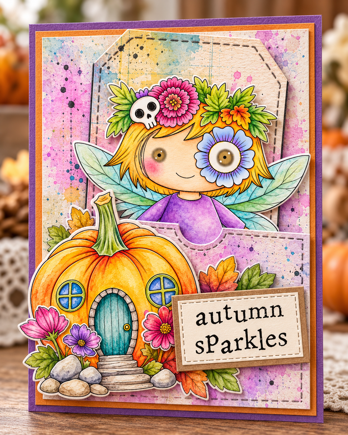 Pumpkinella | Fairy Chronicles Digital Stamp & Card Kit