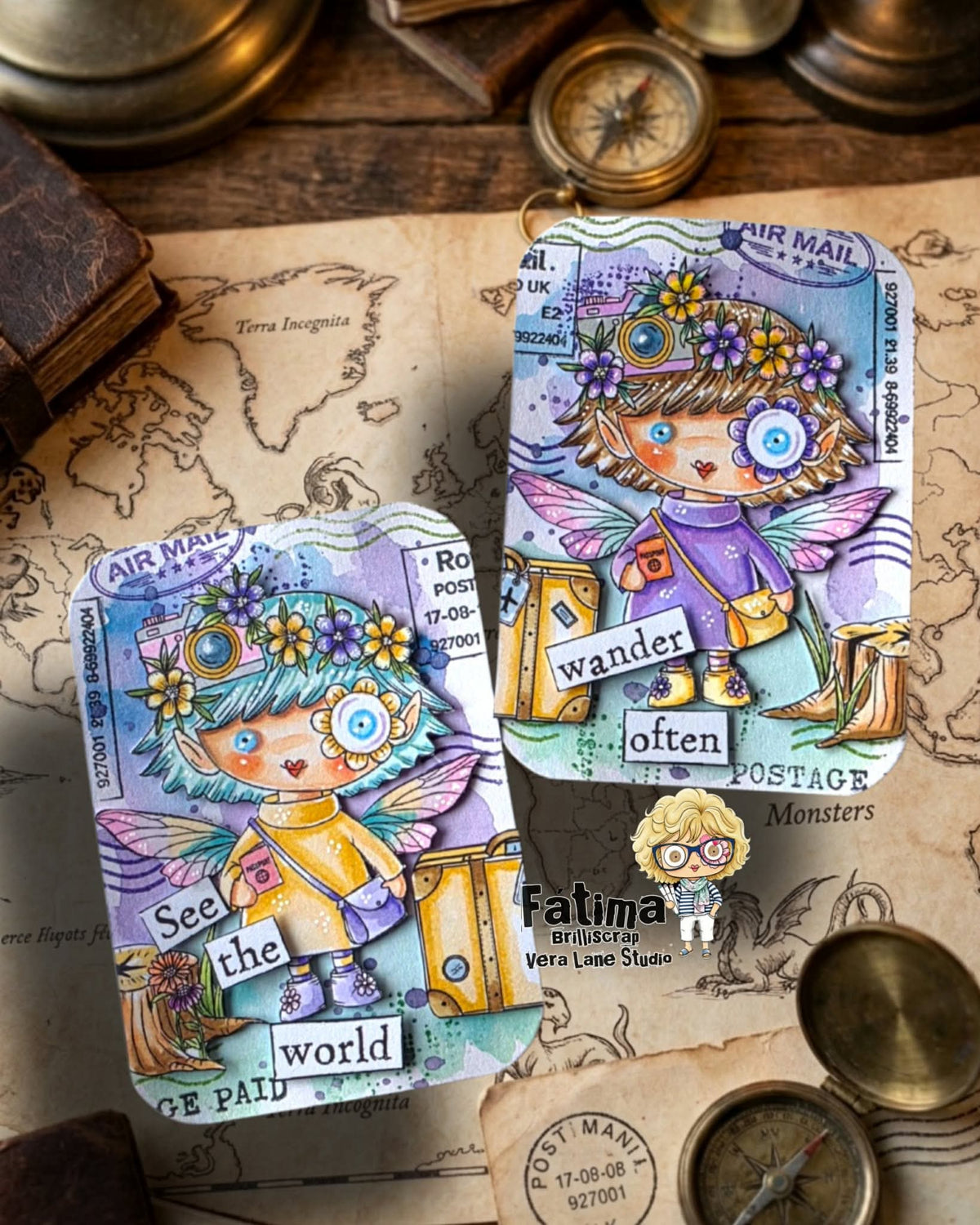 Willow Wander Fairy - digital stamp kit