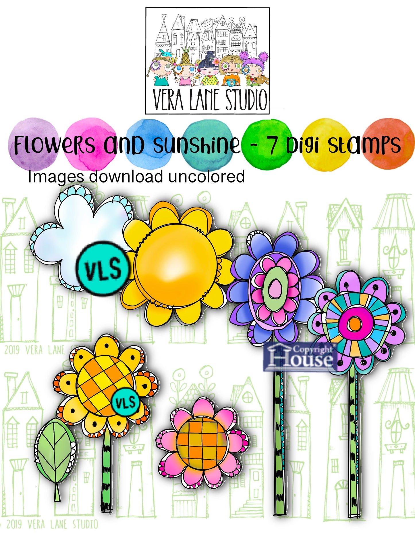 Make Sunshine Digital Stamp and Scrap Bundle - 3 kits