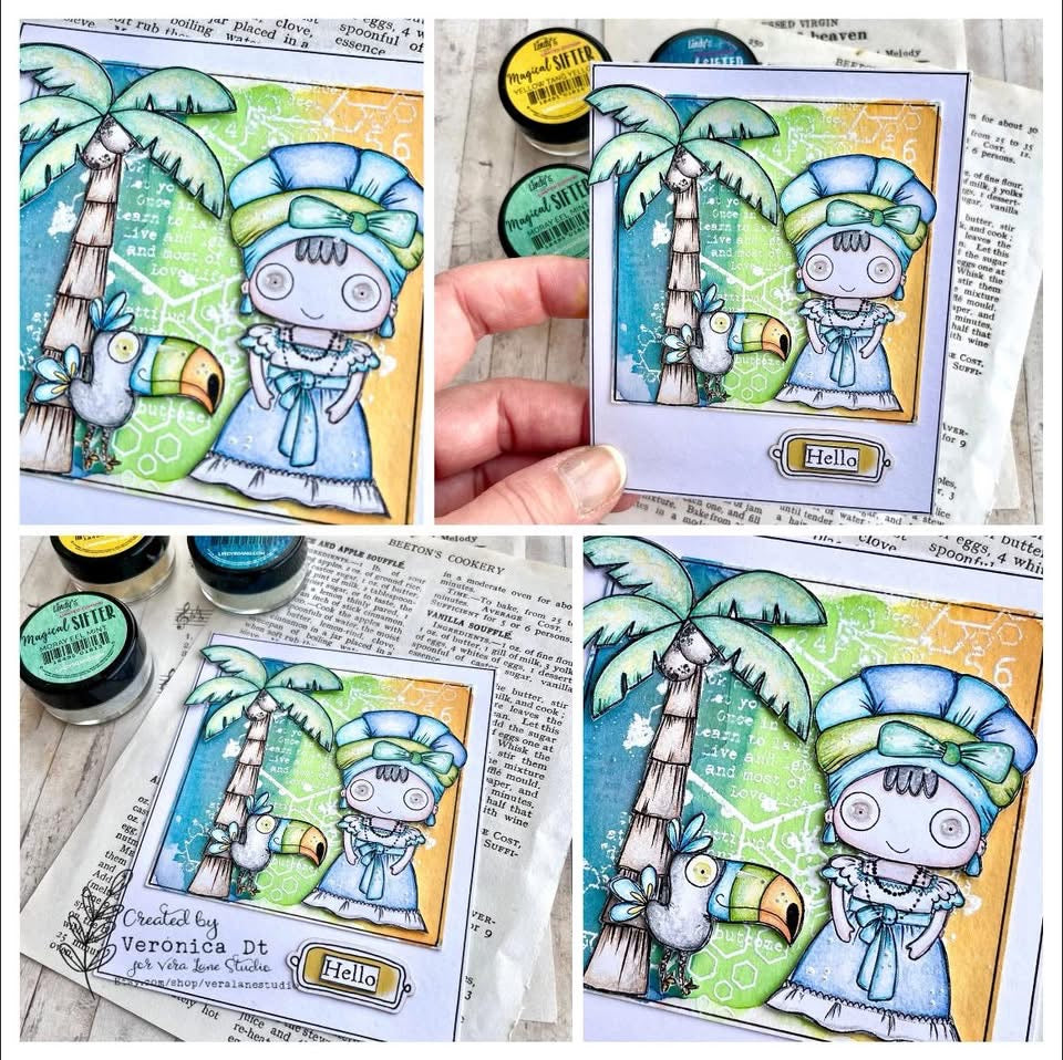 Brasil - 8 Digi stamp set and JPG and PNG files