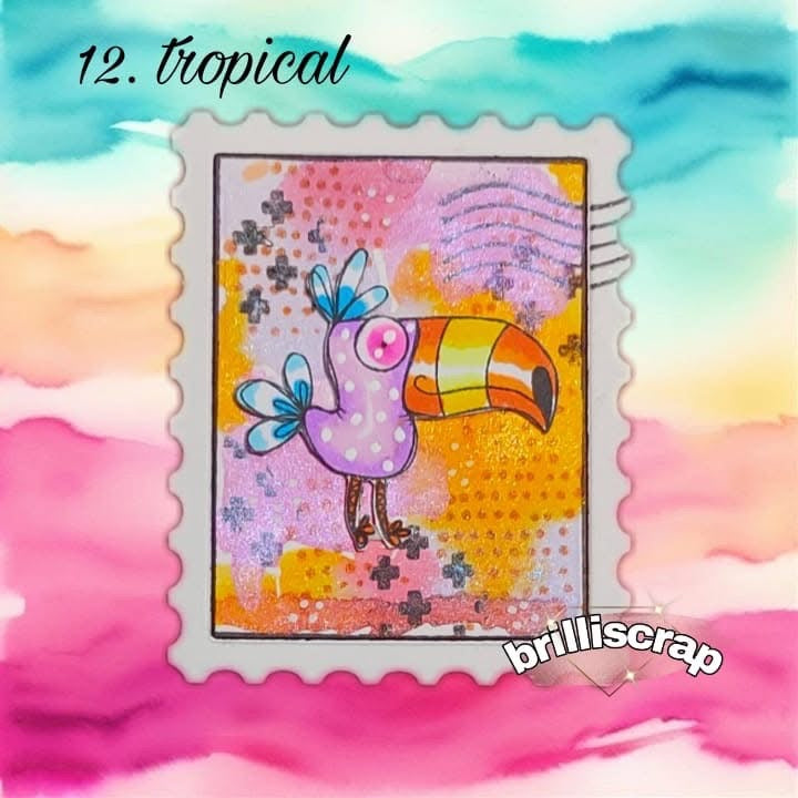 Brasil - 8 Digi stamp set and JPG and PNG files