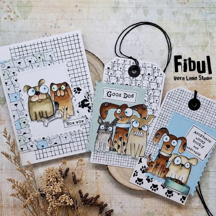 Dogs of Vera Lane Mega Bundle - 7 characters, 3 backgrounds  files included jpg and png
