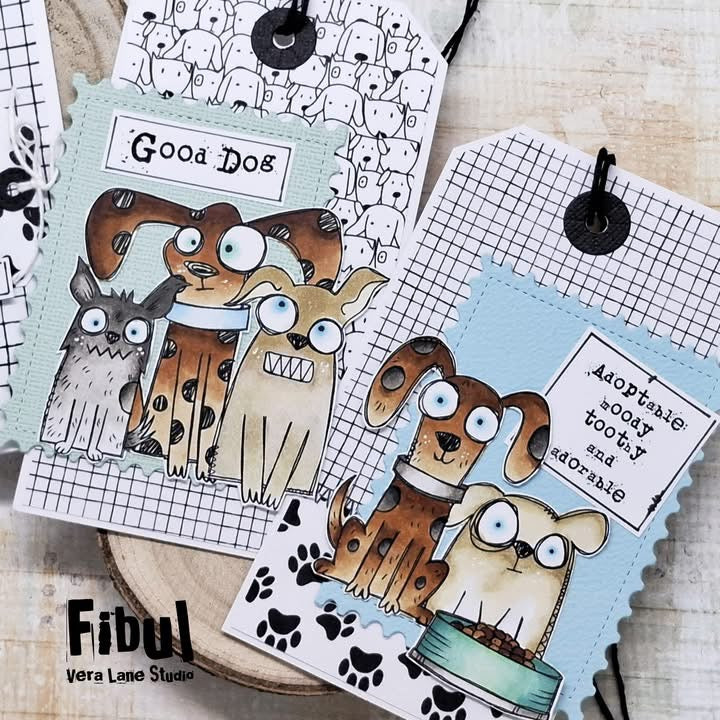 Dogs of Vera Lane Mega Bundle - 7 characters, 3 backgrounds  files included jpg and png