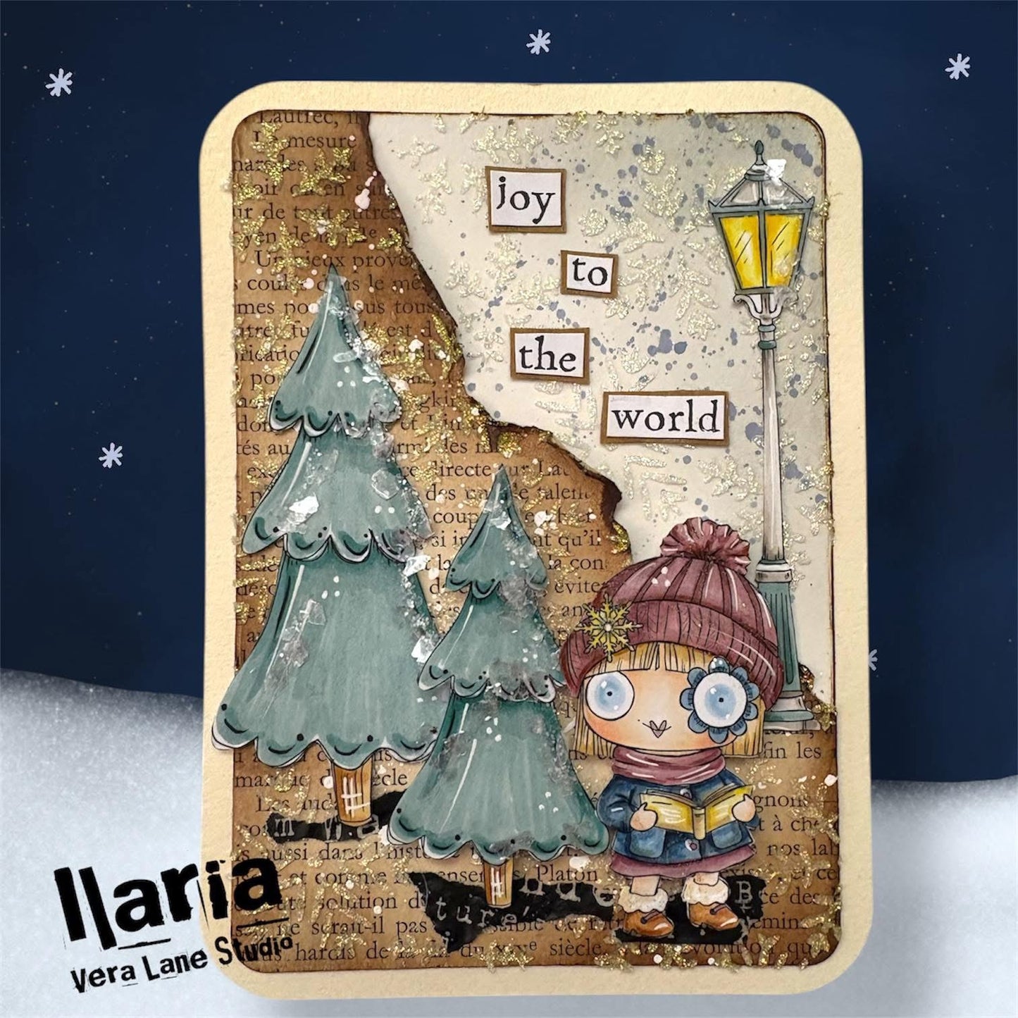 Emily Anne Caroler - 7 Digi stamps in jpg and png files