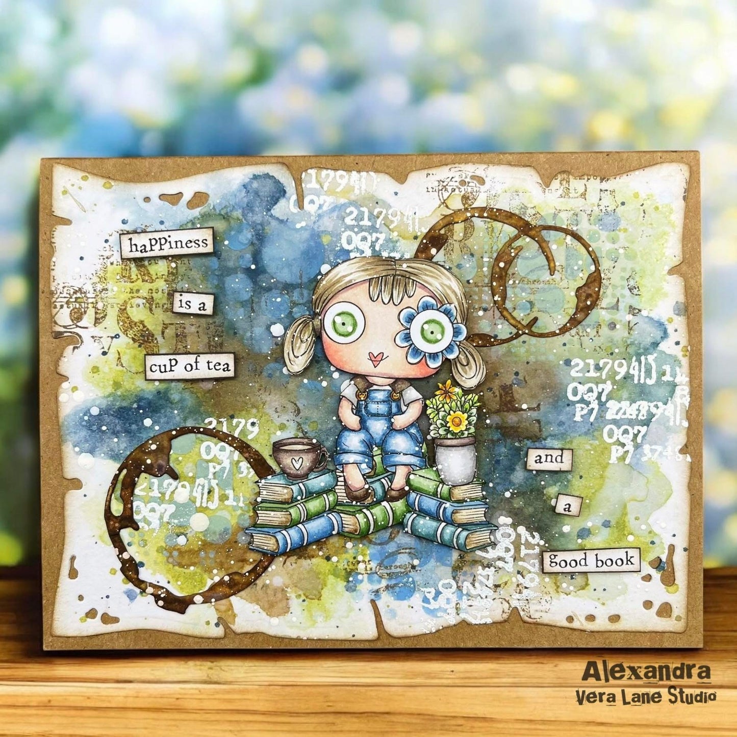 Chapter by Chapter Card Kit  - 8 Digi stamps in jpg and png files color character included