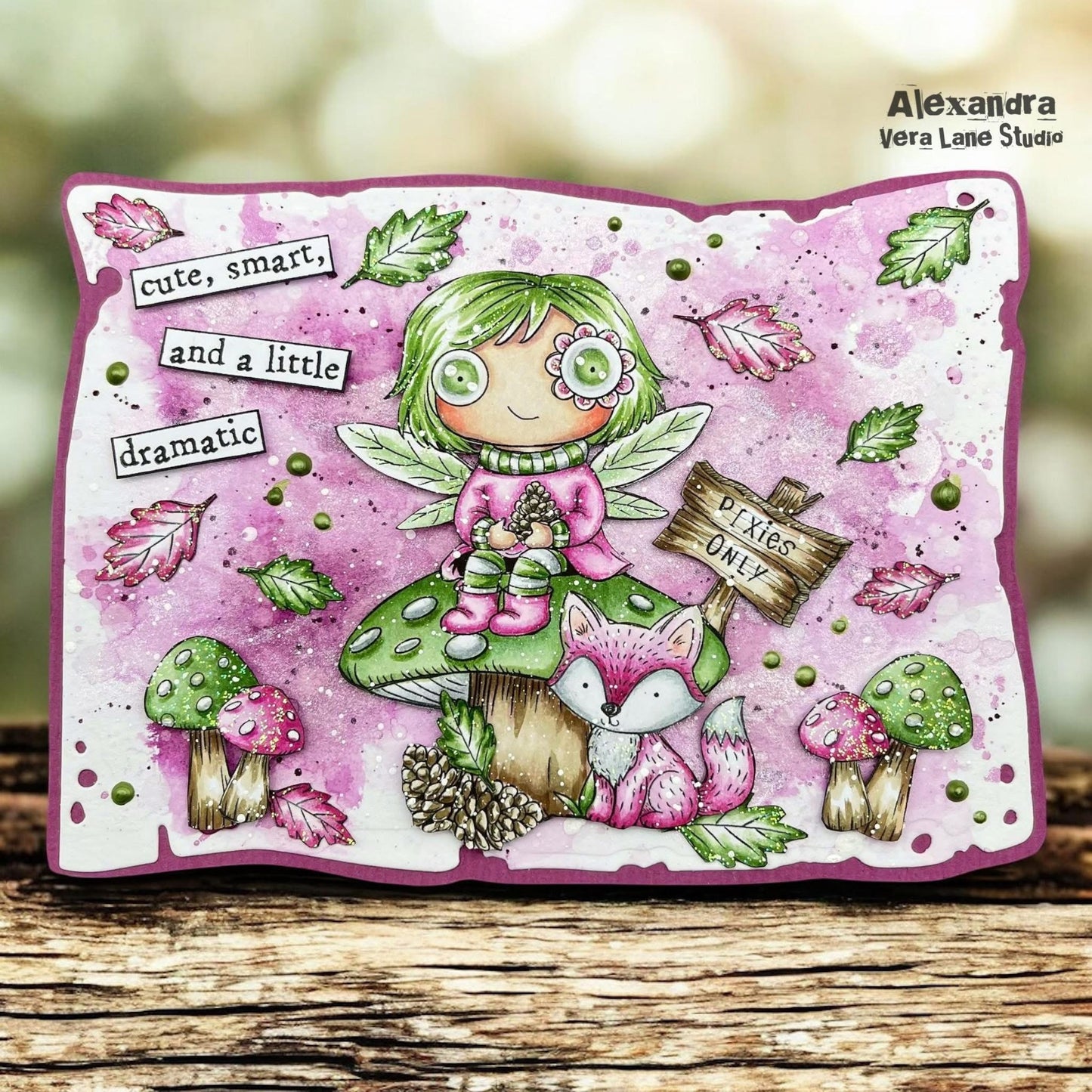 Frost Fern : January’s Fairy – 10 Digi Stamps In jpg and png files