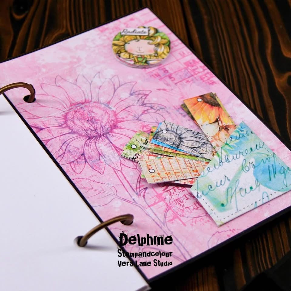 Fleur de Girl Printable Journal Kit – 18 Reflection Printables with 12 Fleur de Girl Characters, Monthly Prompts, Stickers, Tags & Add-On Pages