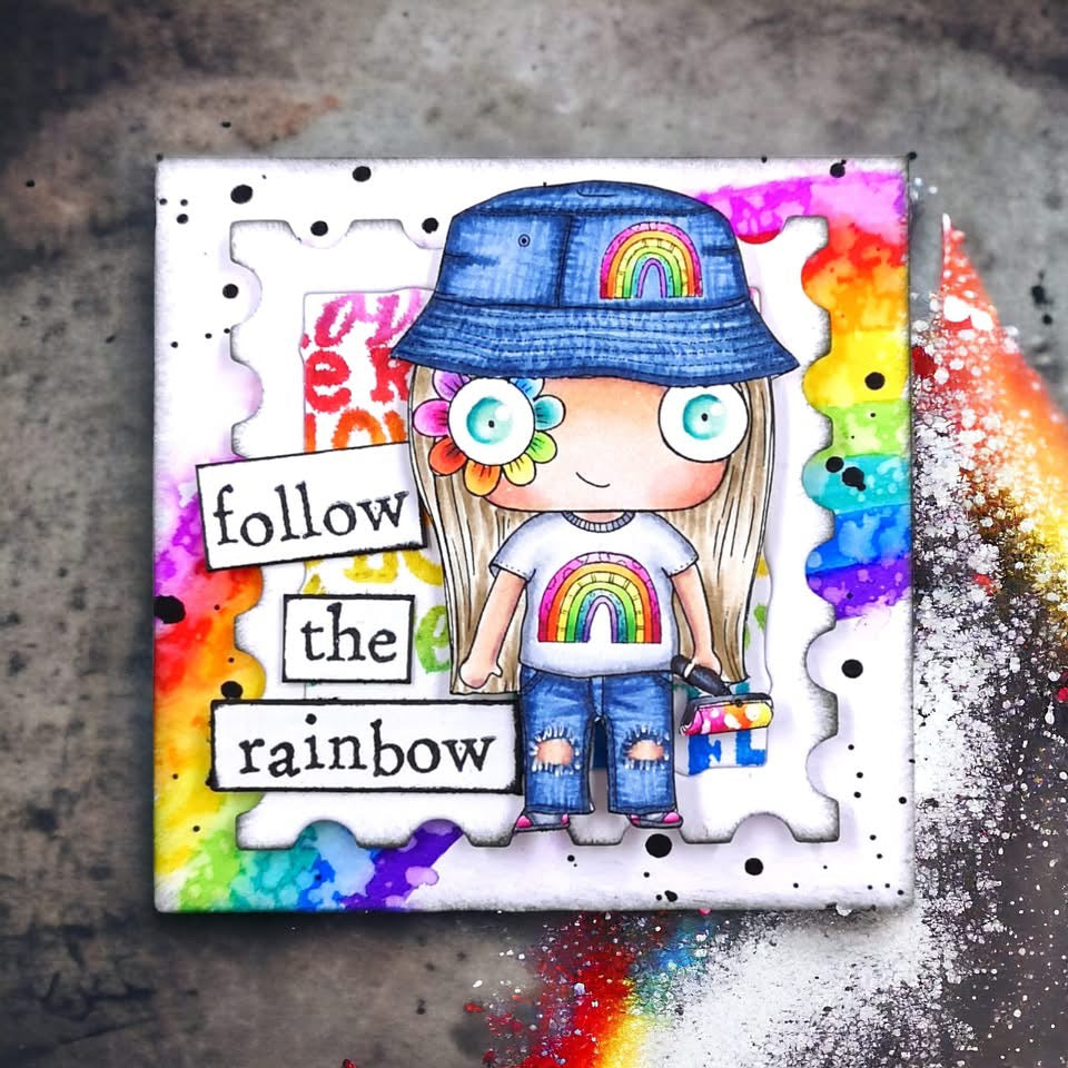 Customized / personalized Mini Me digi stamp set - 4 stamps*