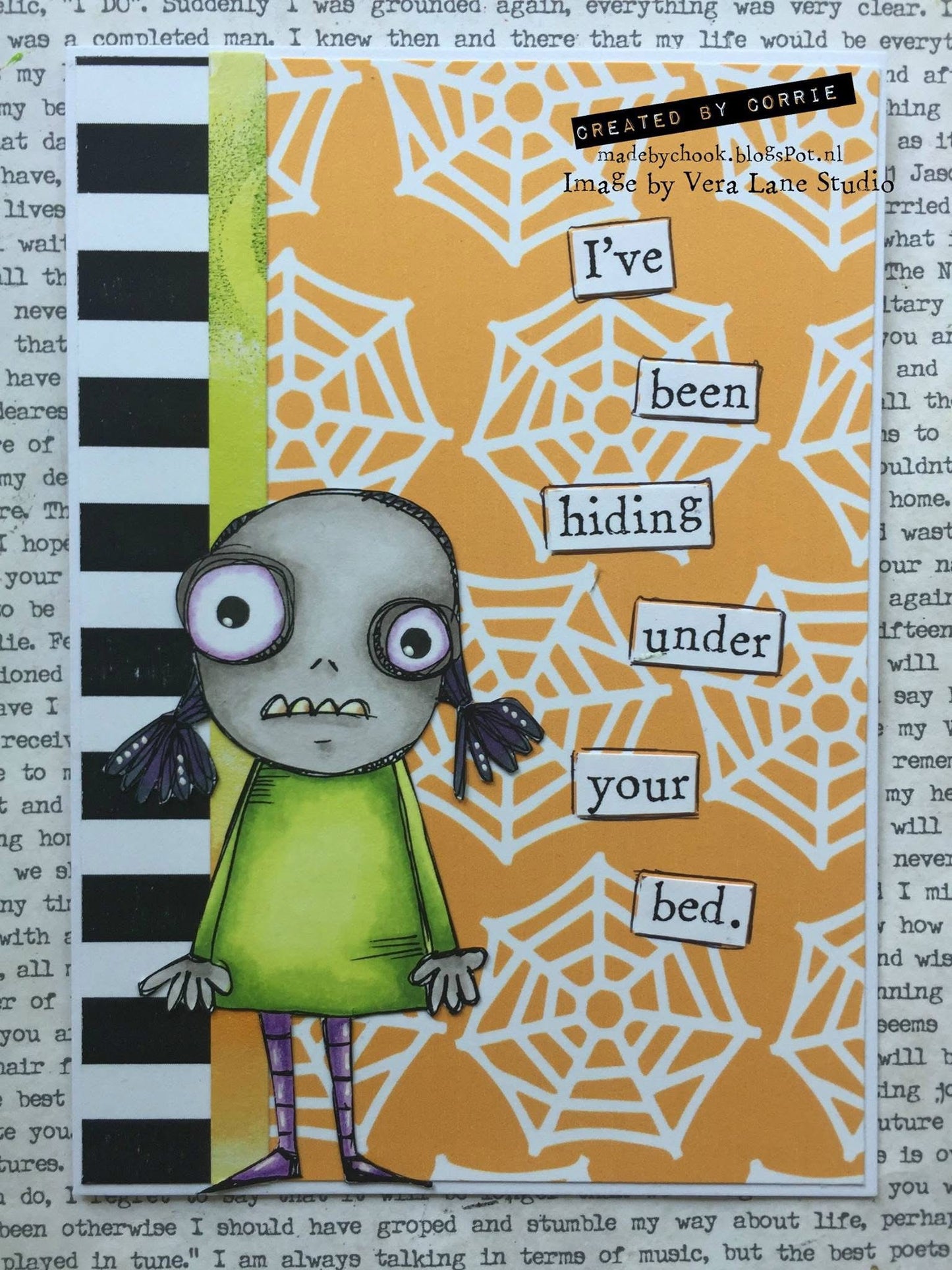 Cindy Clawford - whimsical character 6 digi stamps set